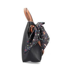 Rieker | Shopper Jet Black-Nougat Brown