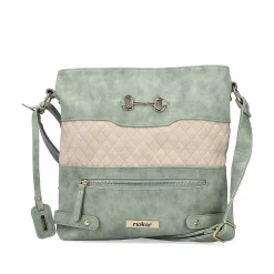 Rieker | Shoulder Bag Mint Green-Light Beige