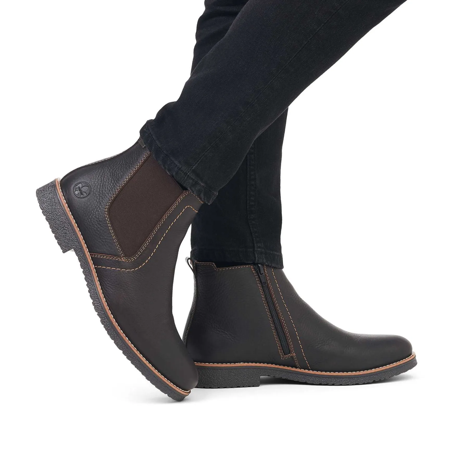 Rieker Men'S Chelsea Boots Black Brown