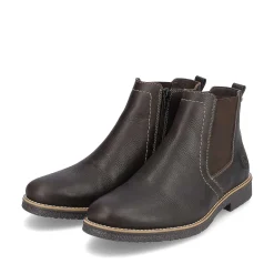 Rieker Men'S Chelsea Boots Black Brown