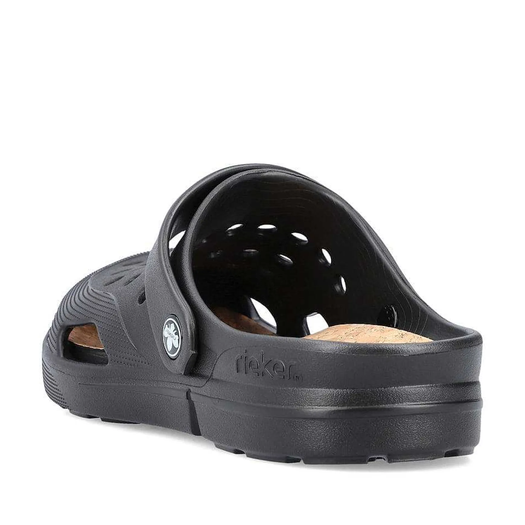 Rieker Men'S Clogs Glossy Black