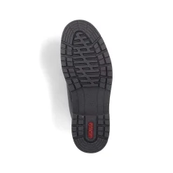 Rieker Men'S Corded Boots, Glossy Black