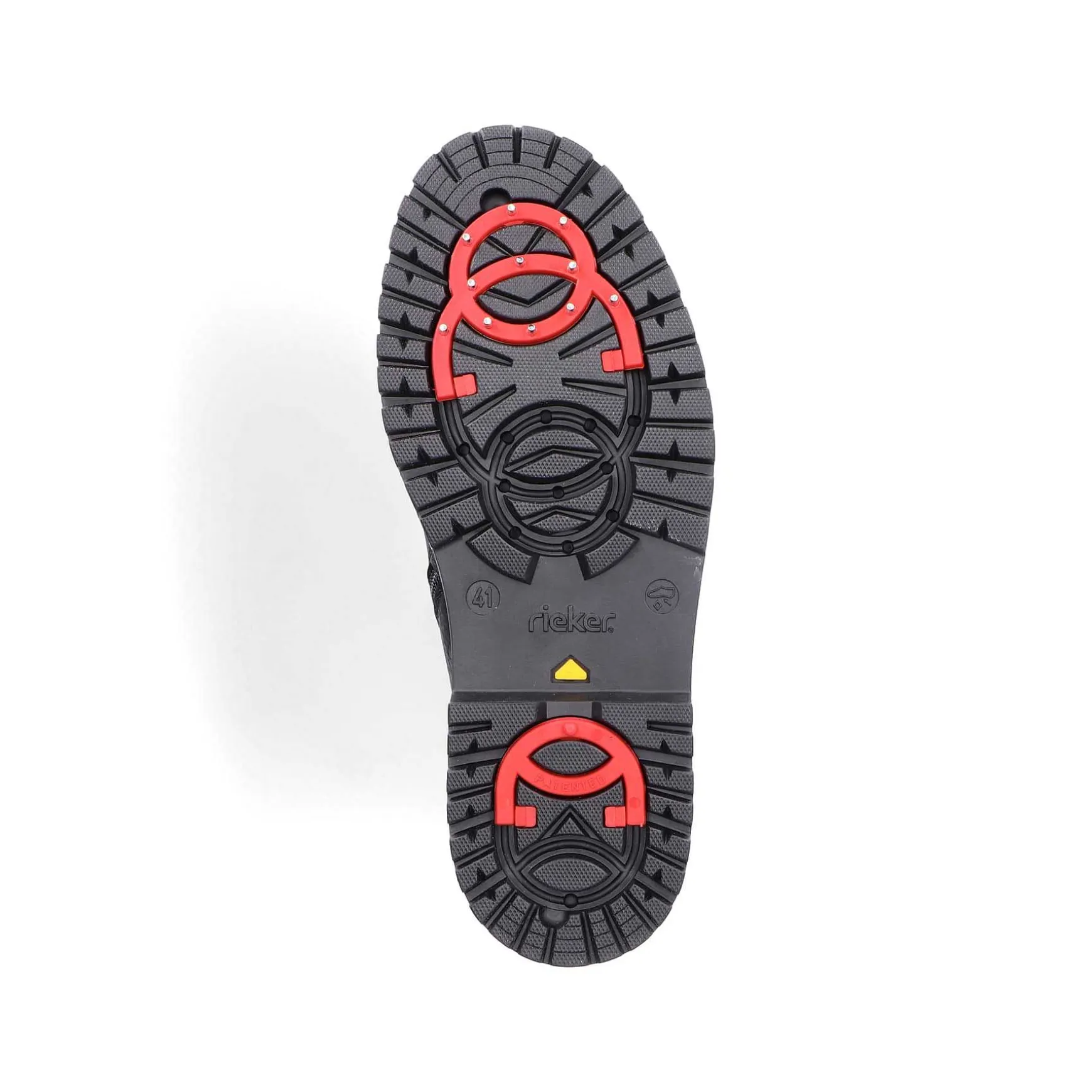 Rieker Men'S Corded Boots Deep Black