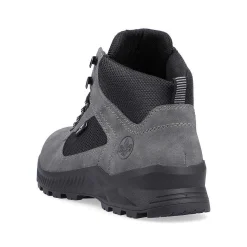 Rieker Men'S Corded Boots Granite Gray