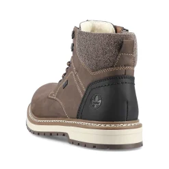 Rieker Men'S Corded Boots Tobacco Brown