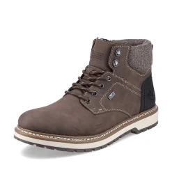 Rieker Men'S Corded Boots Tobacco Brown