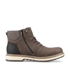 Rieker Men'S Corded Boots Tobacco Brown