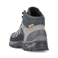 Rieker Men'S Corded Boots Platinum Gray