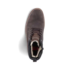Rieker Men'S Corded Boots, Nut Brown