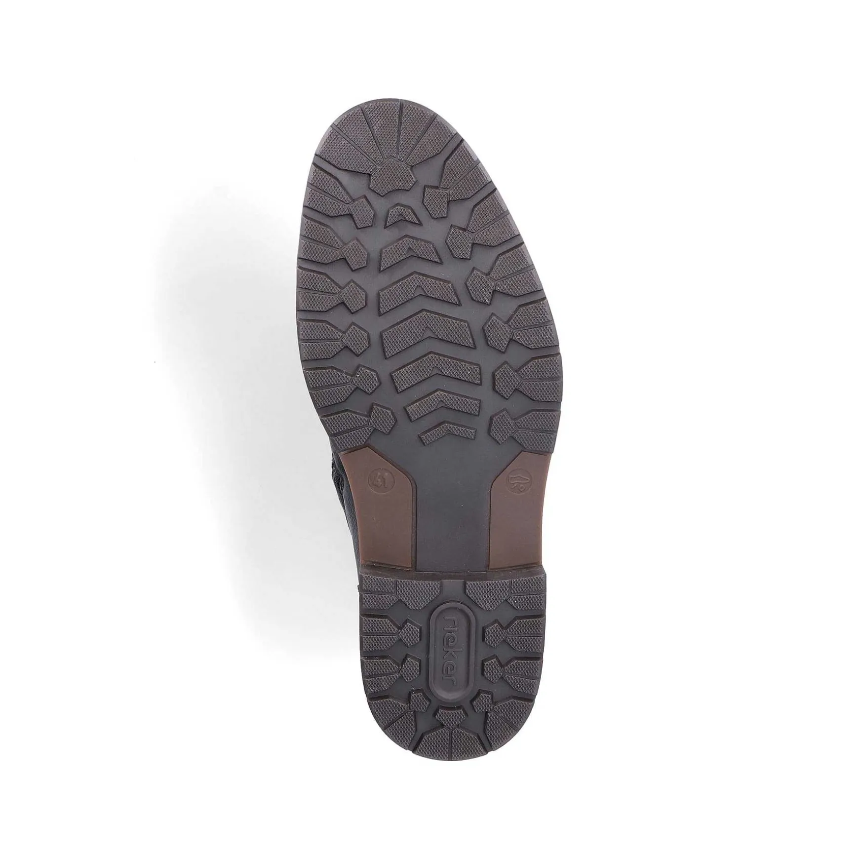 Rieker Men'S Corded Boots Graphite Black