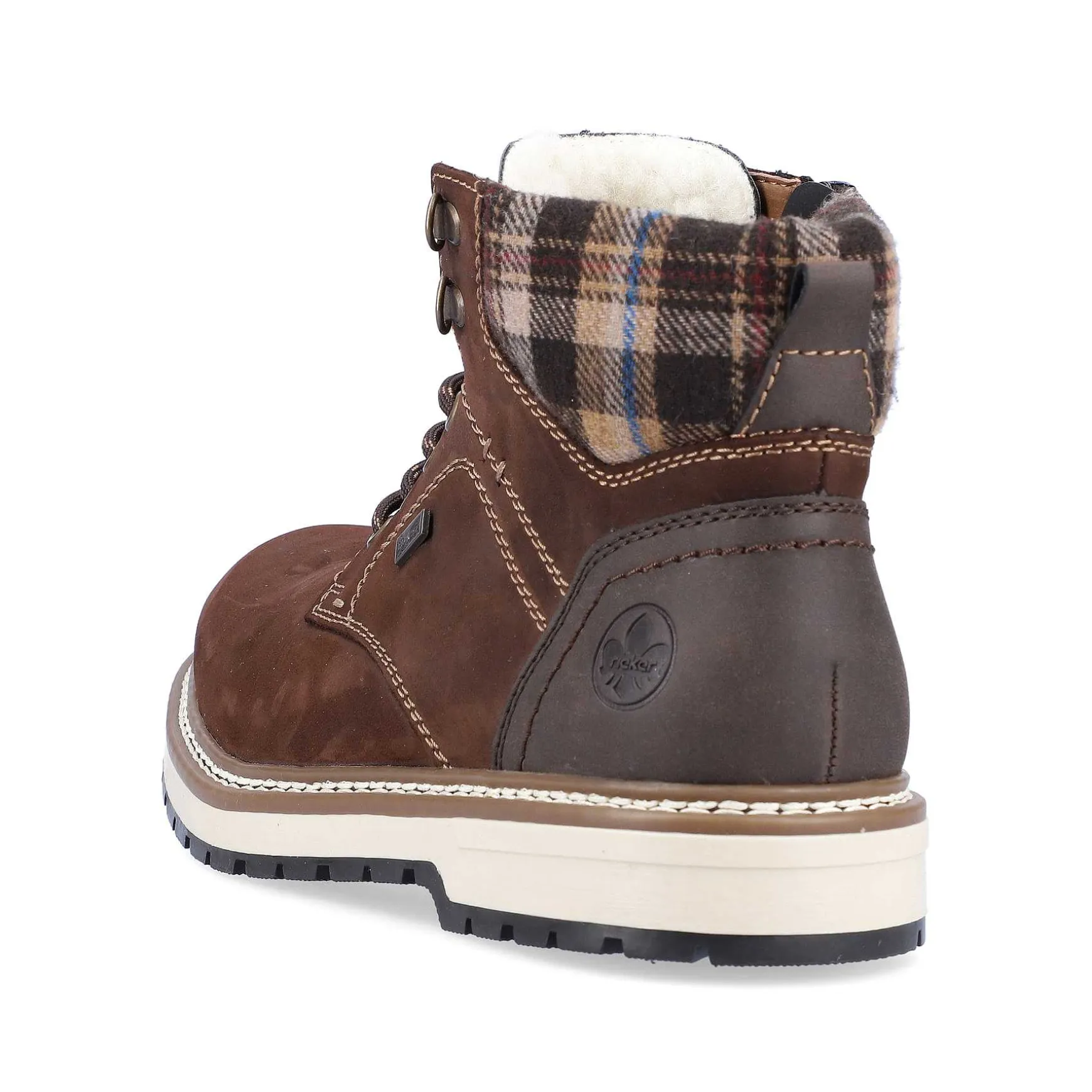 Rieker Men'S Corded Boots, Nut Brown