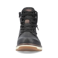 Rieker Men'S Corded Boots Night Black