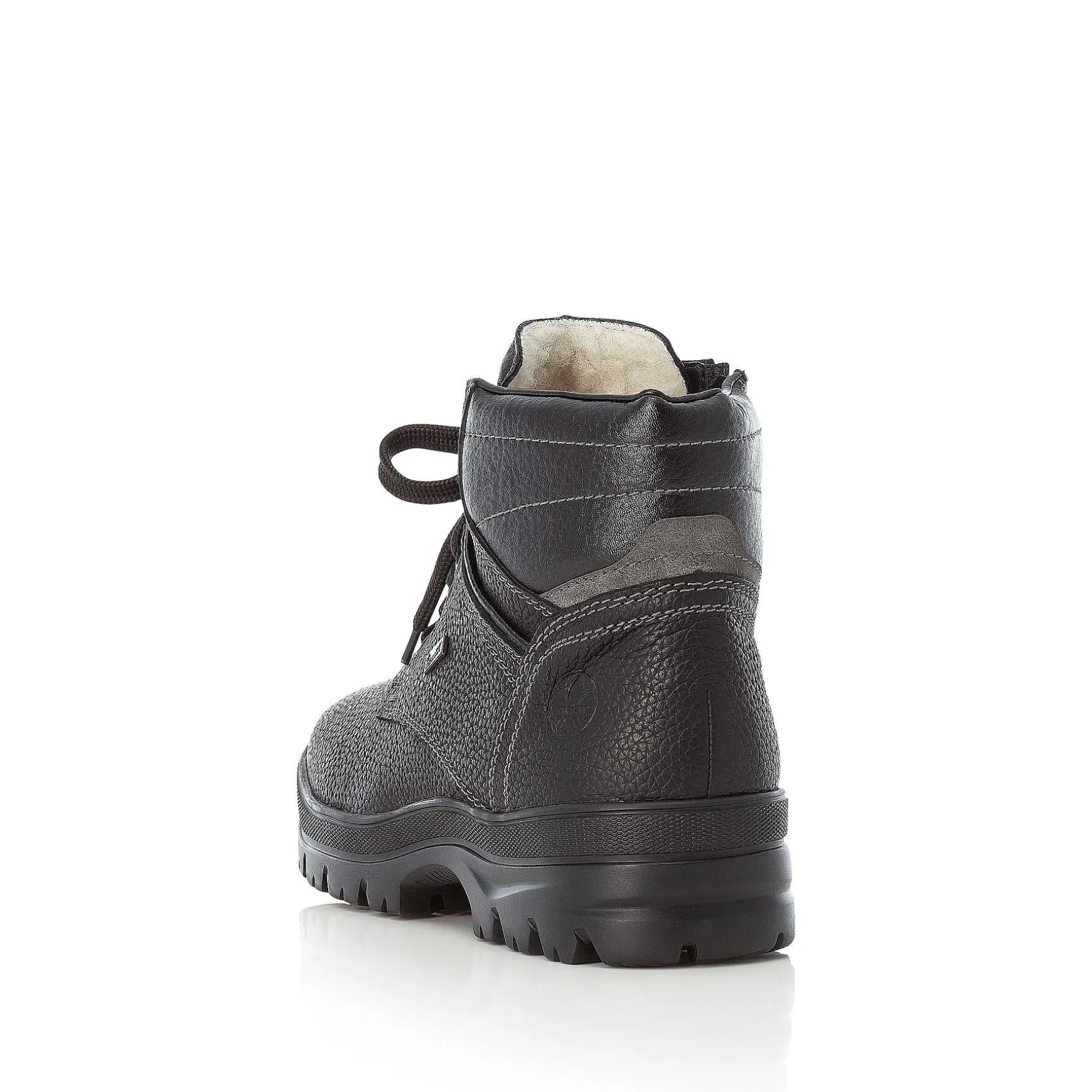 Rieker Men'S Corded Boots Deep Black