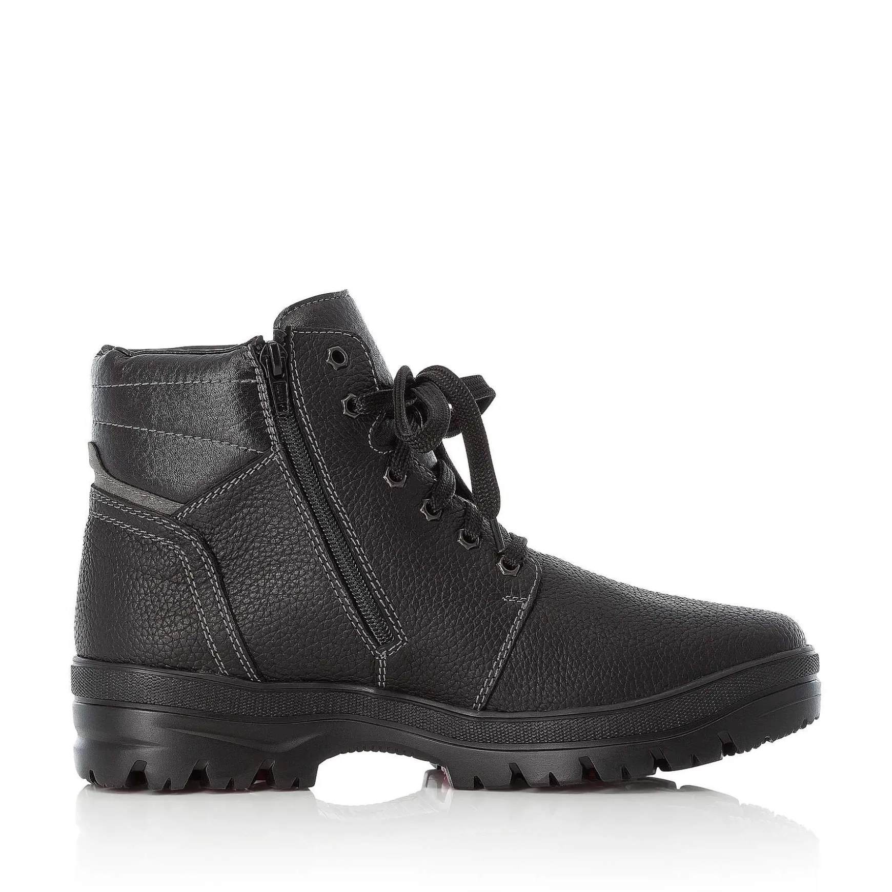 Rieker Men'S Corded Boots Deep Black