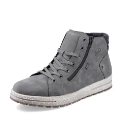 Rieker Men'S Corded Boots Moon Grey