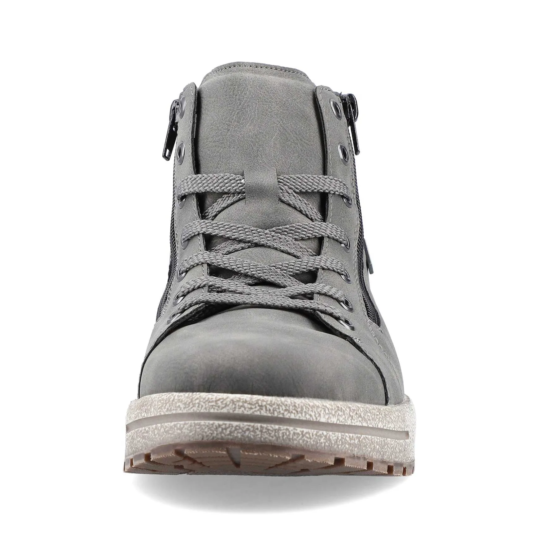 Rieker Men'S Corded Boots Moon Grey