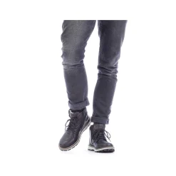 Rieker Men'S Corded Boots Asphalt Black