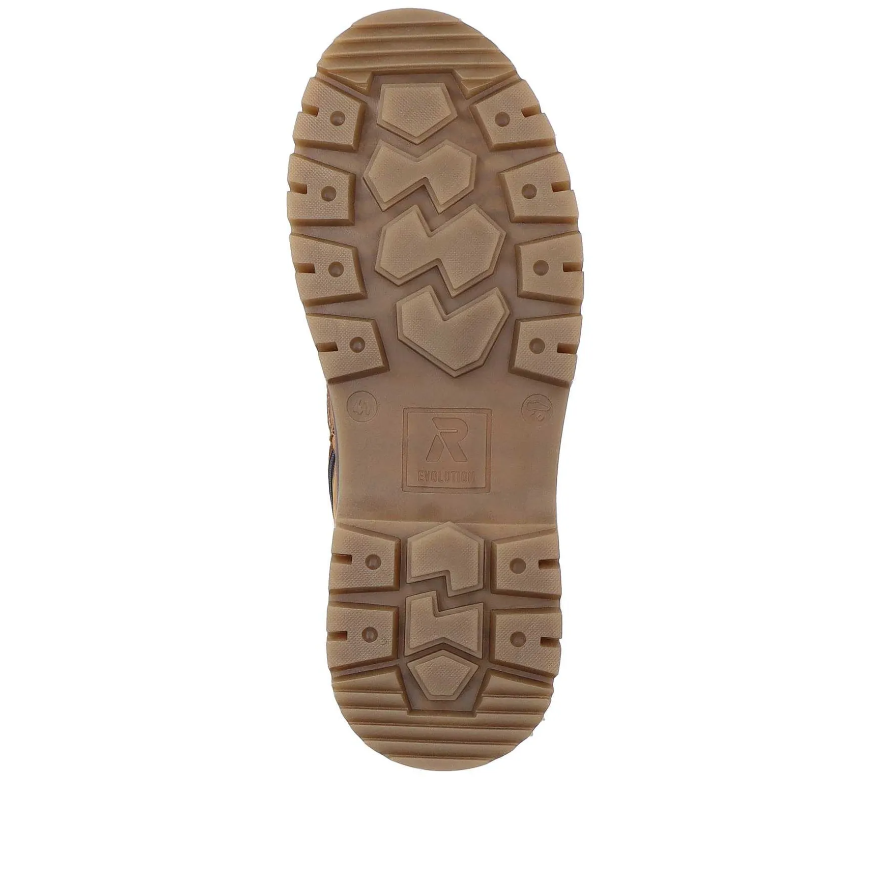 Rieker Men'S Corded Boots Wood Brown