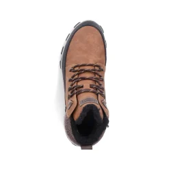 Rieker Men'S Corded Boots Caramel Brown