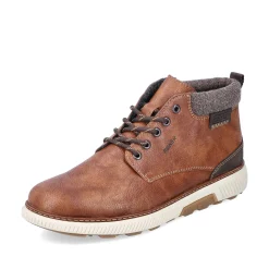 Rieker Men'S Corded Boots Chestnut Brown