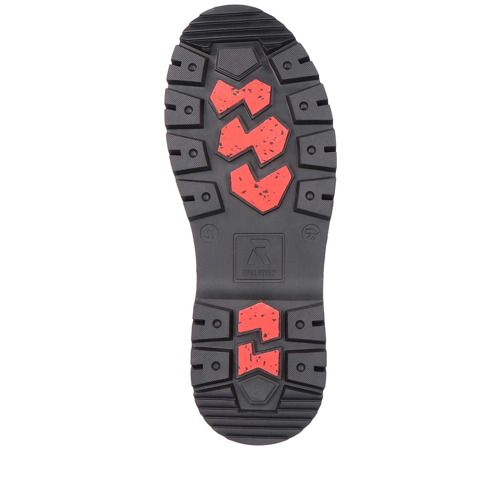 Rieker Men'S Corded Boots Deep Black