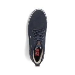 Rieker Men'S Corded Boots Dark Blue-Gray