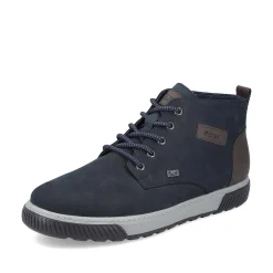 Rieker Men'S Corded Boots Dark Blue-Gray