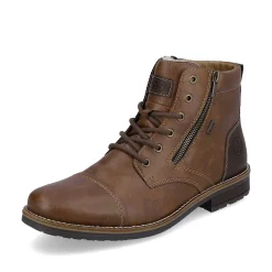 Rieker Men'S Corded Boots Chocolate Brown