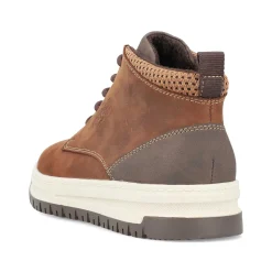 Rieker Men'S Corded Boots Mocha Brown