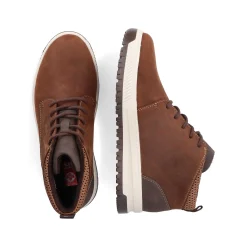 Rieker Men'S Corded Boots Mocha Brown