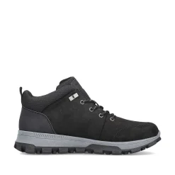 Rieker Men'S Corded Boots Asphalt Black