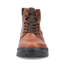 Rieker Men'S Corded Boots Chestnut Brown