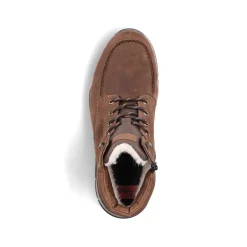 Rieker Men'S Corded Boots Cinnamon Brown