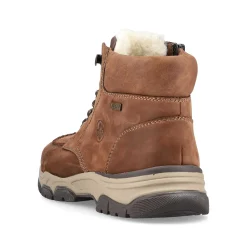 Rieker Men'S Corded Boots Cinnamon Brown