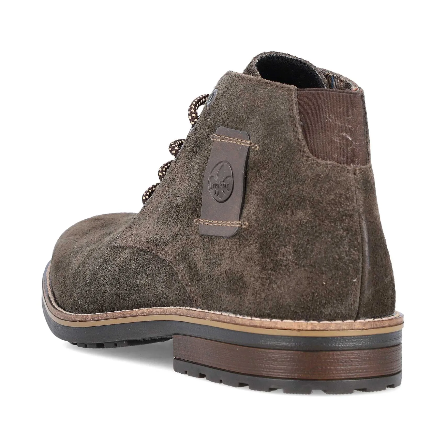 Rieker Men'S Corded Boots, Nut Brown
