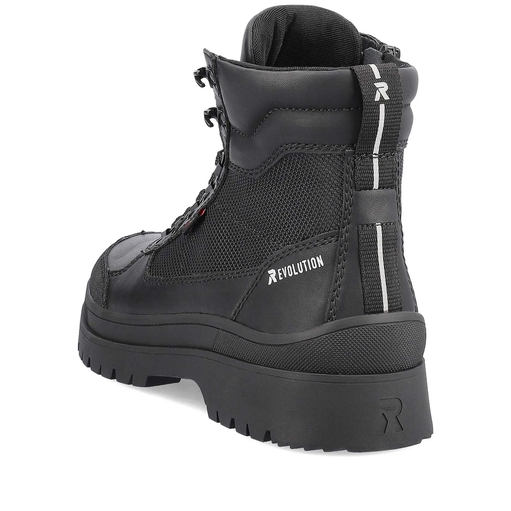 Rieker Men'S Corded Boots Noir