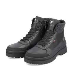 Rieker Men'S Corded Boots Noir