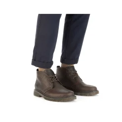 Rieker Men'S Corded Boots Dark Brown