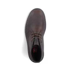 Rieker Men'S Corded Boots Dark Brown