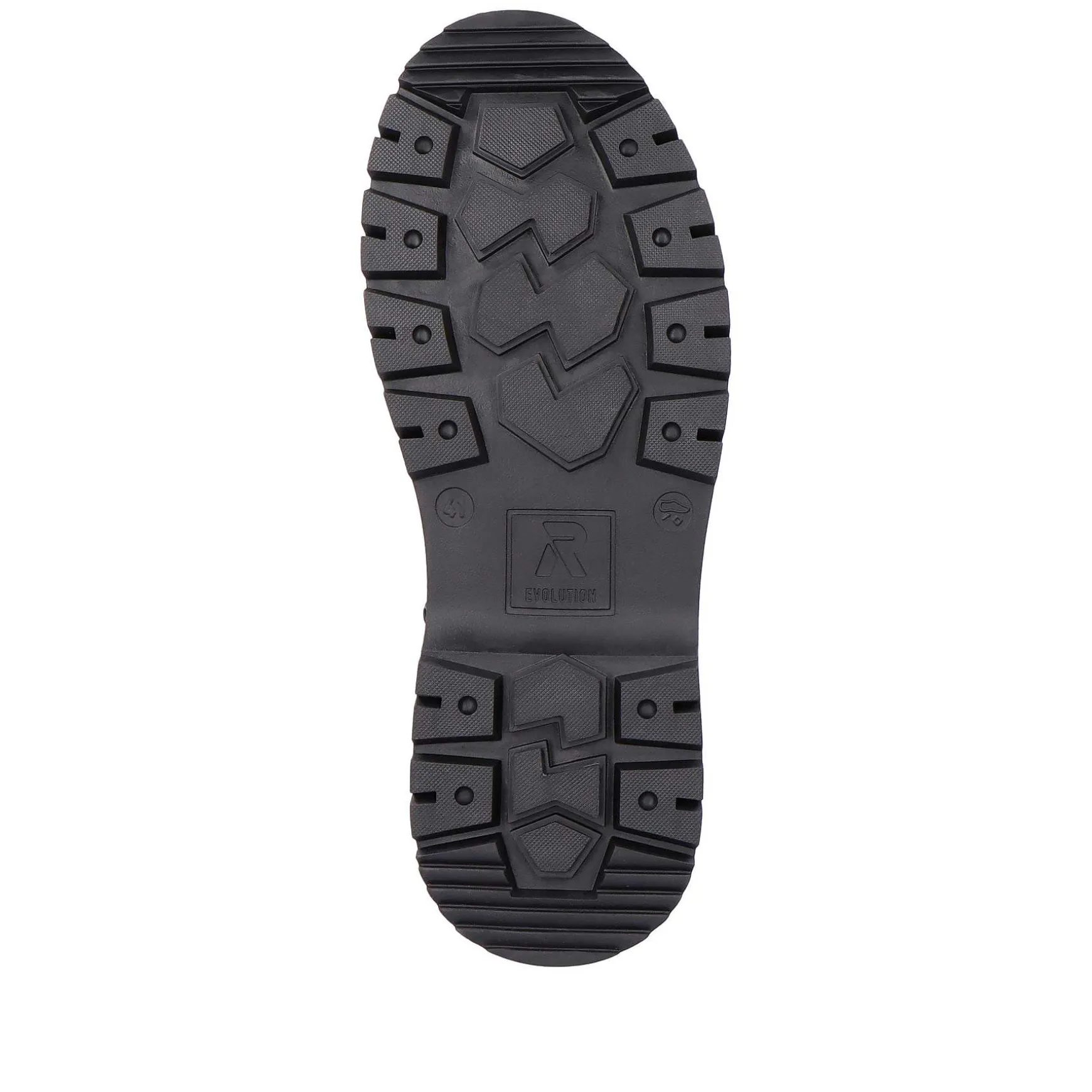 Rieker Men'S Corded Boots Nut-Brown Noir