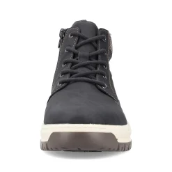 Rieker Men'S Corded Boots Asphalt Black