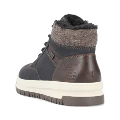 Rieker Men'S Corded Boots Asphalt Black