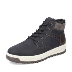 Rieker Men'S Corded Boots Asphalt Black
