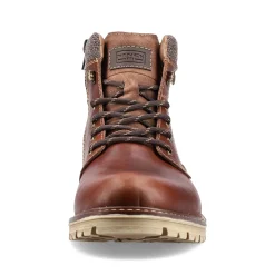 Rieker Men'S Corded Boots Chestnut Brown