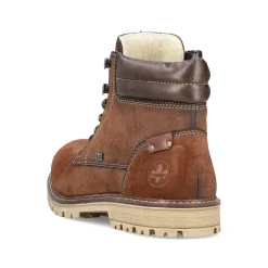 Rieker Men'S Corded Boots Chestnut Brown