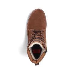 Rieker Men'S Corded Boots Nougat Brown