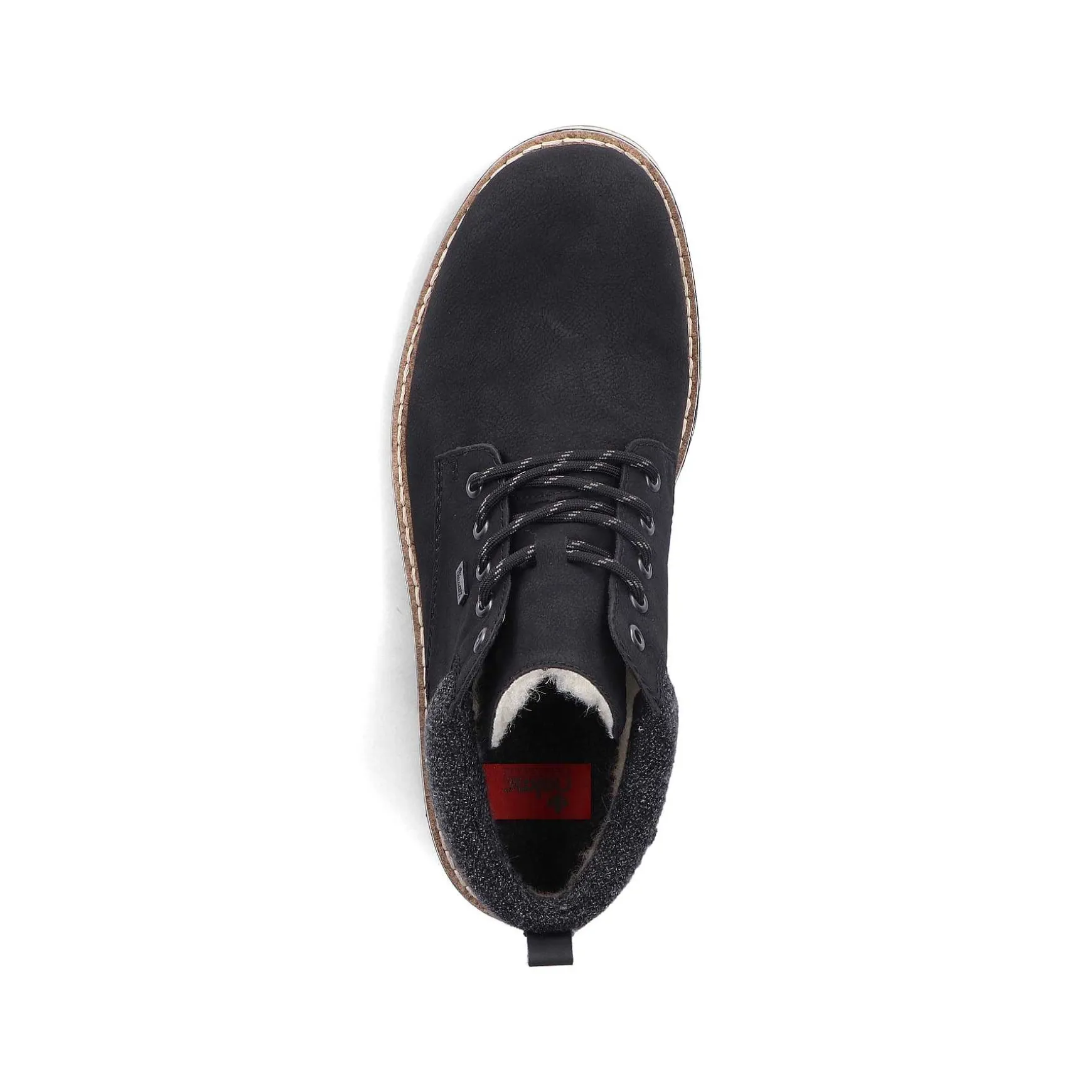 Rieker Men'S Corded Boots Urban Black