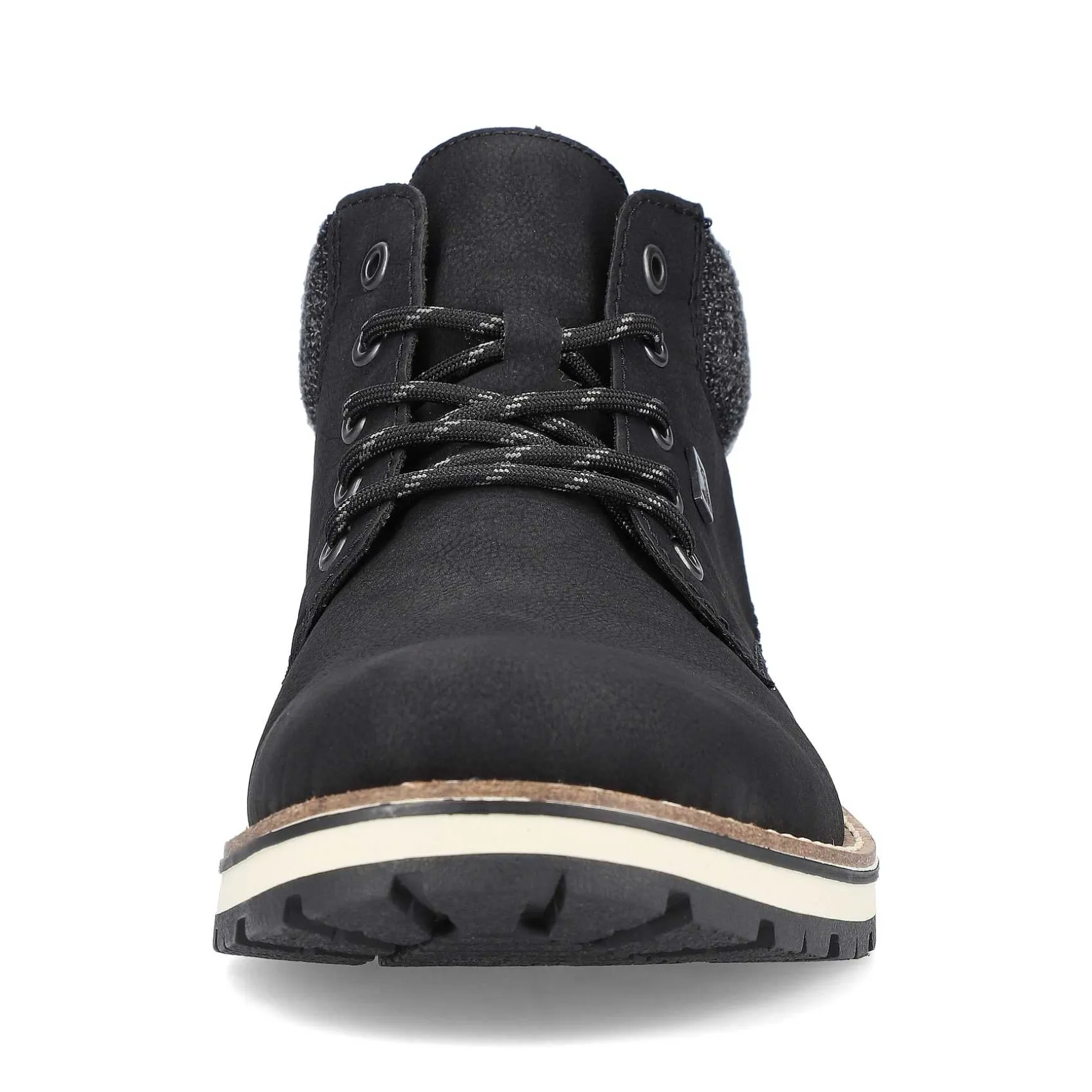 Rieker Men'S Corded Boots Urban Black