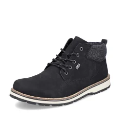 Rieker Men'S Corded Boots Urban Black