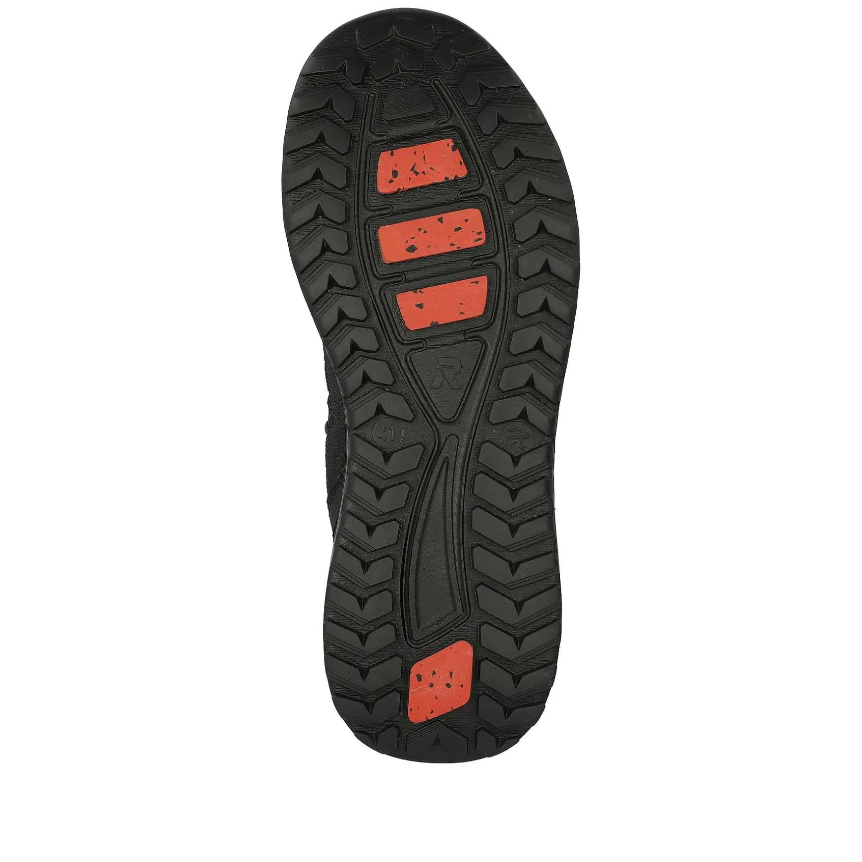 Rieker Men'S Corded Boots Nut-Brown Deep-Black